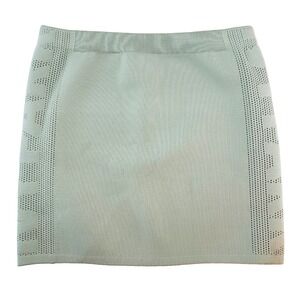 ADIDAS x IVY PARK Knit Mini Skirt • Medium • mint‎ blue green